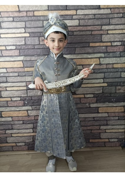 (4-10 Yaş) Gold Lacivert Tokalı Sünnet Kıyafetleri fiyatları