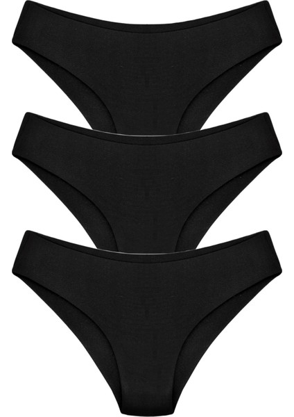 Gecko Lazer Kesim Kadın Külot 3 Adet