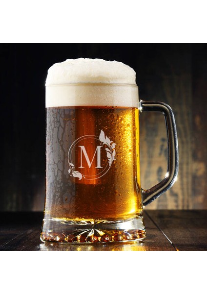 Kadınlara Hediye Harfli Bira Bardağı