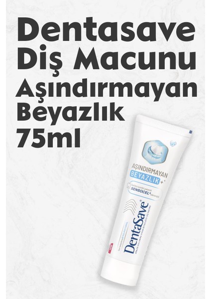 Aşındırmayan Beyazlık 75 ml