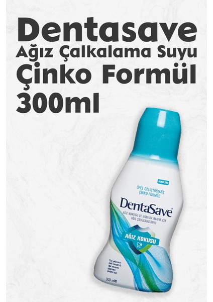 Ağız Çalkalama Suyu Ağız Kokusu Çinko Formül 300 ml