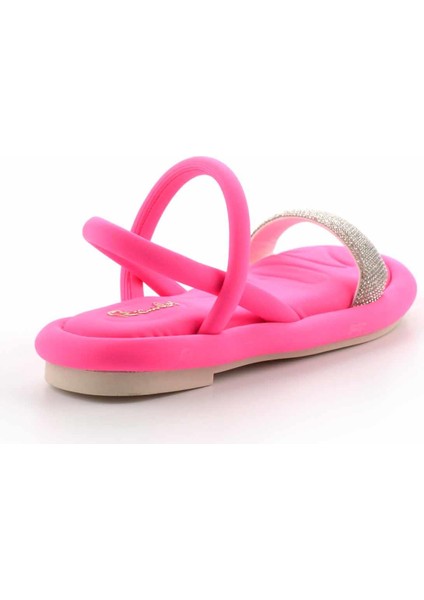 Fuşya Saten Kadın Sandalet K05362028238 fırsatları