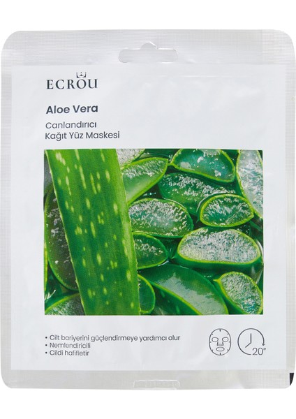 Aloe Vera Canlandırıcı Yüz Maskesi