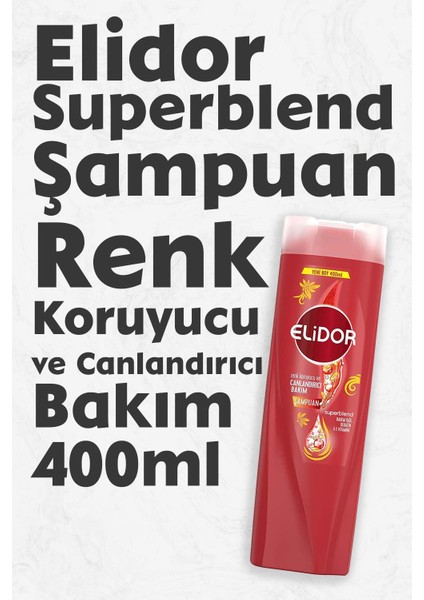 Superblend Şampuan Renk Koruyucu ve Canlandırıcı Bakım 400 ml