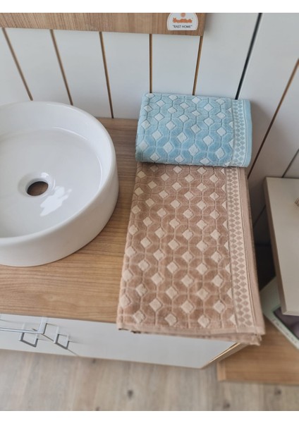 Decora 2'li El - Yüz Havlusu Mint - Bej 50 x 90 cm fiyatları
