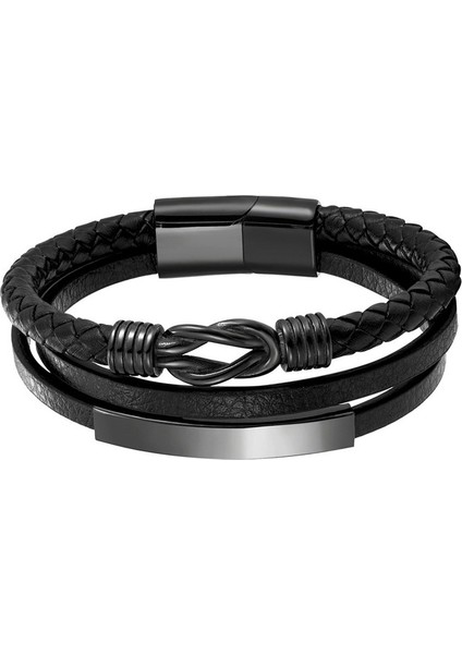 Erkek El Örgüsü Baş Deri Bileklik (Yurt Dışından) fiyatları