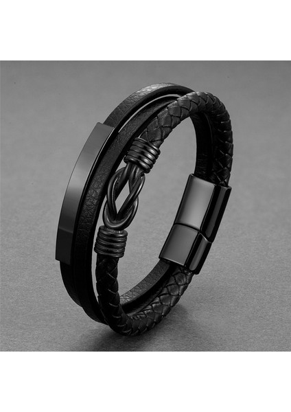 Erkek El Örgüsü Baş Deri Bileklik (Yurt Dışından) modelleri