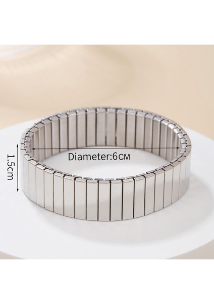 Çelik Streç 16MM Erkek Geniş Bilezik (Yurt Dışından) indirimleri