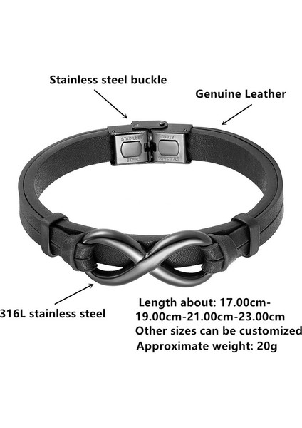 Erkek 8 Deri Bileklik (Yurt Dışından) fiyatları