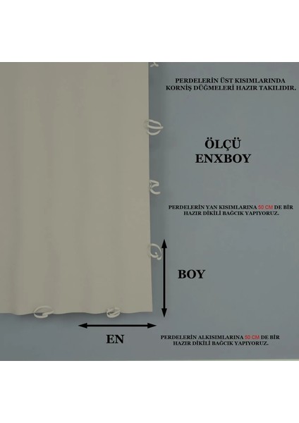 Balkon Perdesi Balkon Brandası - Yağmur Geçirmez - Bağcıklı - Düğmeli modelleri