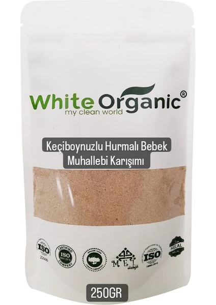 Organik Keçiboynuzlu Hurmalı Bebek Muhallebi Karışımı +7 Ay 250 gr