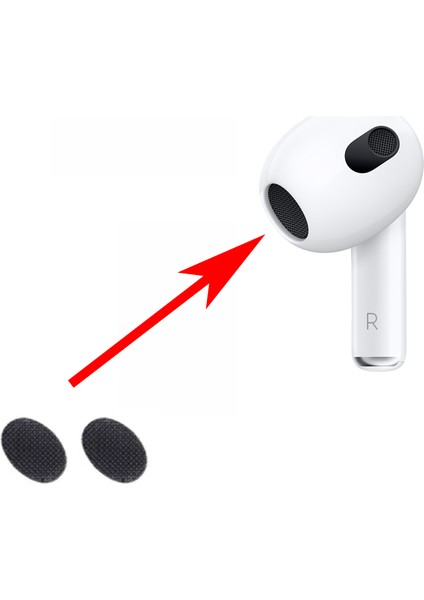 Esf Airpods 3 Hoparlör Anti Toz Önleyici Metal