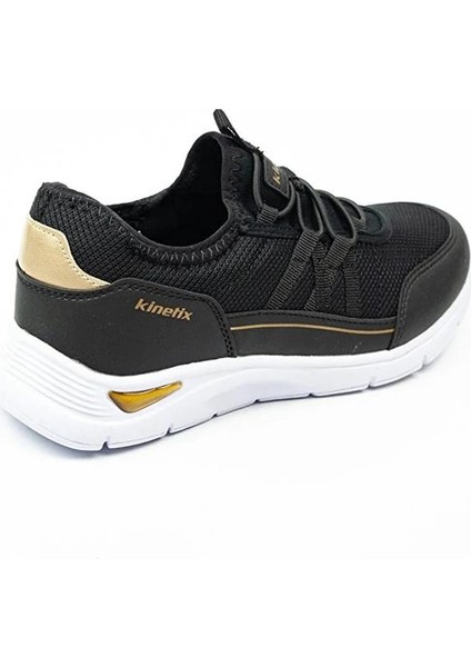 Nedıa Tx W 3Fx Siyah Altın Beyaz Sport Comfort Kadın Ayakkabı