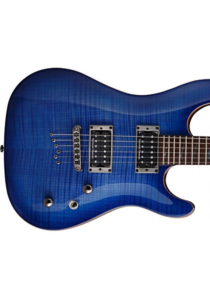 Elektro Gitar Custom, Mavi Burst, Seymour Duncan S