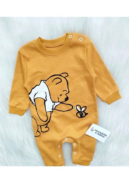 Winnie The Pooh Arı Baskılı Tulum