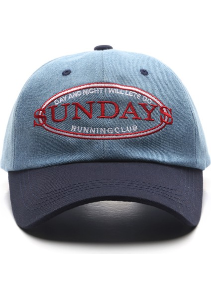 Retro Denim Renk Eşleştirme Kadın Erkek Spor Seyahat Güneş Koruyucu Güneşlik Beyzbol (Yurt Dışından) fiyatları