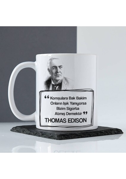 Thomas Edison Esprili Kupa Bardak