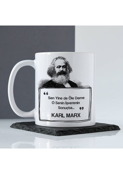 Karl Marx Esprili Kahve Kupası