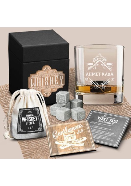 Hediyelik Kişiye Özel Viski Seti