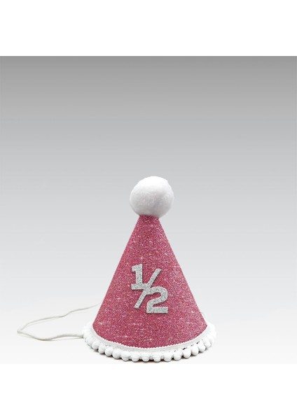 Pembe Altı Ay Kınası Yarım Yaş 1/2 Çocuk Mini Şapka