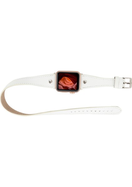 Apple Watch Uyumlu 42-44-45MM Slim Dtgt F3 Deri Kordon