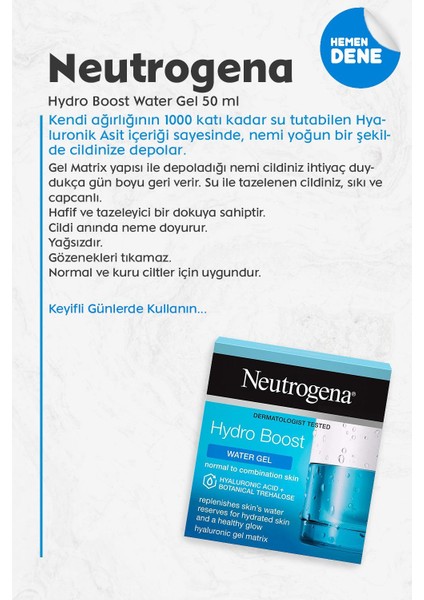 Hydro Boost Water Gel 50 ml