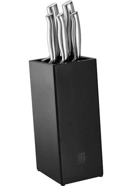 Basic Line Bıçak Seti Bambu Fırçalı Stant 6 Parça fiyatları