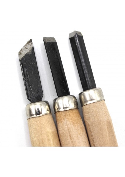 Ahşap Oyma Bıçağı 3'lü Set