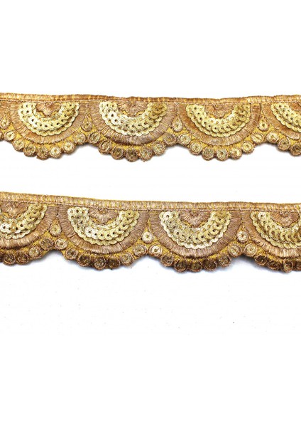 Hint İşi Şerit Pullu Motif Gold fırsatları