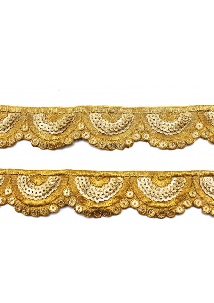 Hint İşi Şerit Pullu Motif Altın modelleri