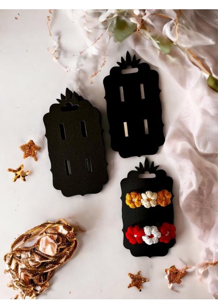 Klips Toka Kartı - Bijüteri Kartı - Aksesuar Kartı/ Etiketi 25 Adet 14,x8 cm (Siyah) fiyatları