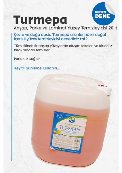 Ahşap Parke ve Laminat Yüzey Temizleyicisi 20 L fiyatları