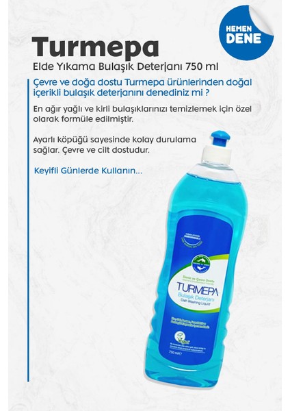 Elde Yıkama Bulaşık Deterjanı 750 ml