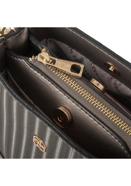 Kadın Mini Omuz ve Çapraz Çantası Gri Cosmos(eni ;19 cm ,boy;19 cm) fiyatları