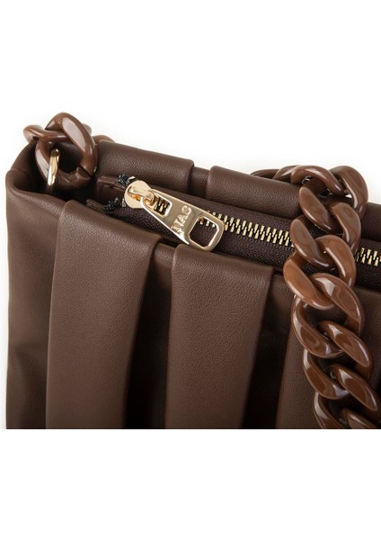 Kadın Omuz Çantası Kahve Dona modelleri