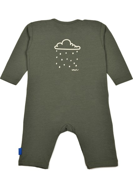 Pamuklu Uzun Kol Bebek Tulum Retro Green fiyatları