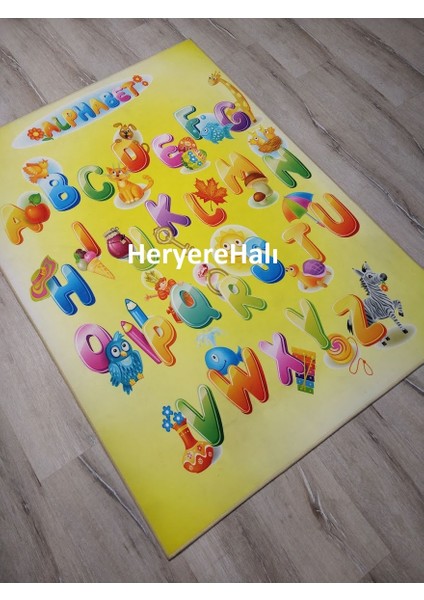 DOĞUŞ 3 BOYUTLU HALI 3D-916 ABC Lİ ÇOCUK HALISI