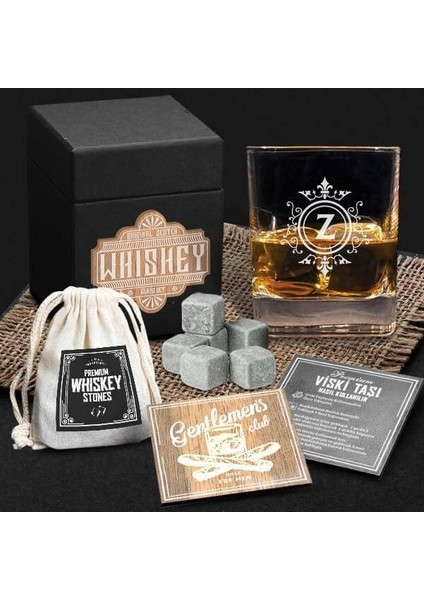 Isim Baş Harfine Özel Hediyelik Viski Seti