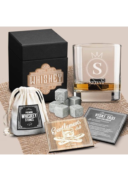Isimli Kral Tacı Viski Seti