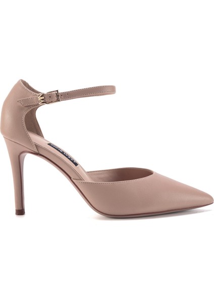 Layla 3fx Nude Kadın Topuklu Ayakkabı