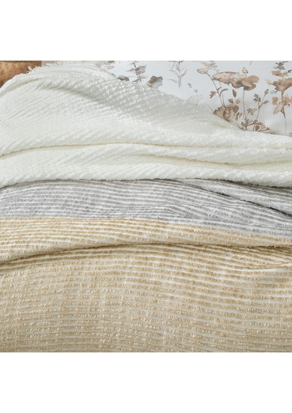 Bedding Seth Çift Kişilik Yatak Örtüsü - Bej