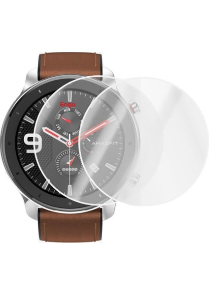 Amazfit Gtr 47 mm Ekran Koruyucu Tam Kaplama Tpu Film 2 Adet