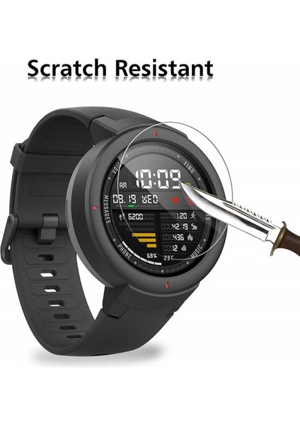 Amazfit Gtr 47 mm Ekran Koruyucu Tam Kaplama Tpu Film 2 Adet modelleri