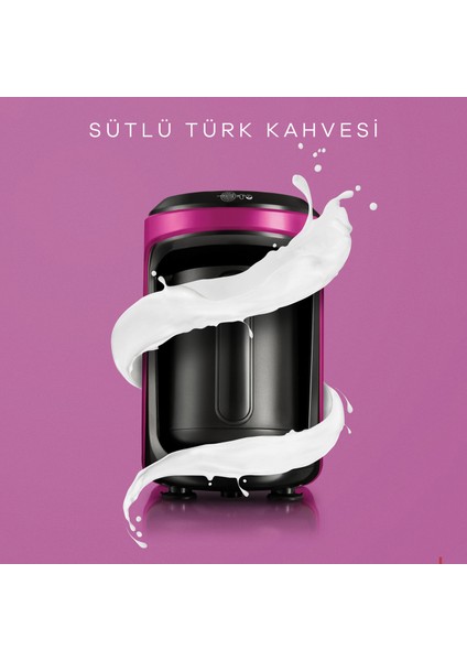 Hatır Hüps Sütlü Türk Kahve Makinesi Blush Pink