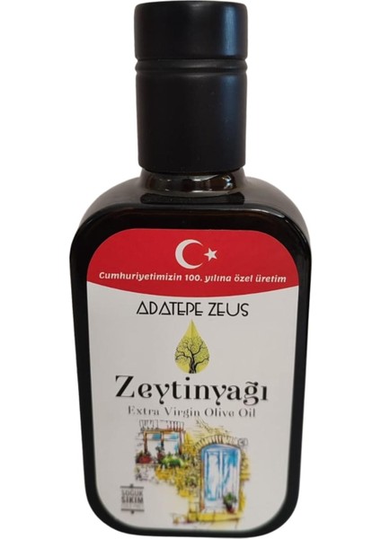 Adatepe Zeus Zeytinyağları Kozmetik 100. Yıl Temalı Ilk Hasat Içmelik Zeytinyağı 250 Ml.