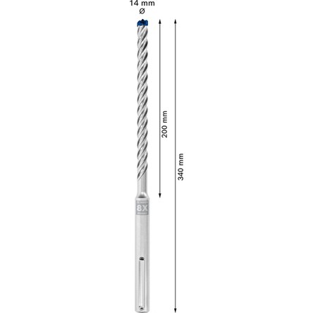 Bosch Expert Sds Max-8x Kırıcı Delici Delme Ucu 14 x 200 x 340 mm