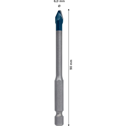 Bosch Expert Hex-9 Hardceramic Delme Ucu 6 x 90 mm