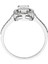 Pırlanta ve Oval Kesim Beyaz Safir Taşlı Beren Yüzük 0447R0022 3
