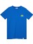 Dalga Motifli Unisex Tişört - Mavi - L 1