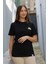 Dağ Motifli Unisex Tişört - Siyah - Xl 3